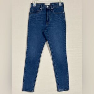 Everlane Women’s Skinny Jeans Dark Wash Mid Rise Stretch Denim